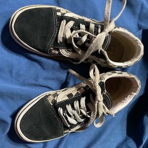 Vans classic skate shoes kids size 3